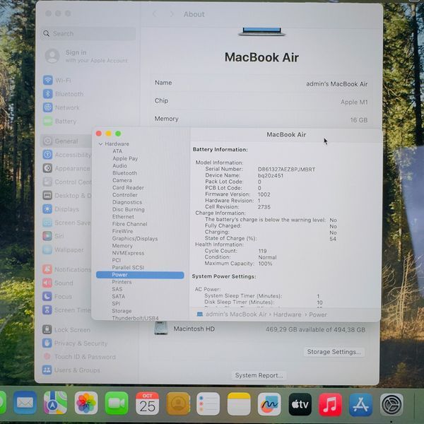 Б/у Ноутбук 13.3" Apple MacBook Air M1 16GB RAM 512Gb SSD IPS Space (1894) 890-macbook-air-13-1894
