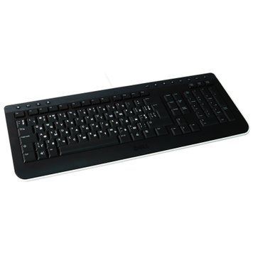 Б/у Клавиатура Dell SK-8165 USB Multimedia c кириллицей (наклейки) White-Black 7777-569635-66963325-01