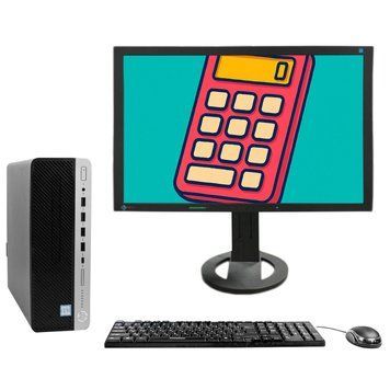 Б/у Комплект HP ProDesk 600 G4 SFF Intel Core i7-8700 8Gb RAM 1Tb SSD + 24.1" Eizo FlexScan S2402W FullHD VGA/DVI Speakers cxsgwr3vsd31_002s21