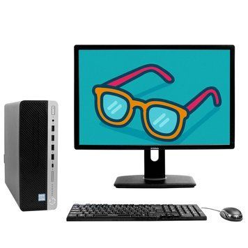 Б/у Комплект HP ProDesk 600 G4 SFF Intel Core i7-8700 16Gb RAM 480Gb SSD + 24" Dell U2412 FullHD IPS DisplayPort/DVI/VGA USB-Hub 7777-06032024-996801_00131sadasd2212