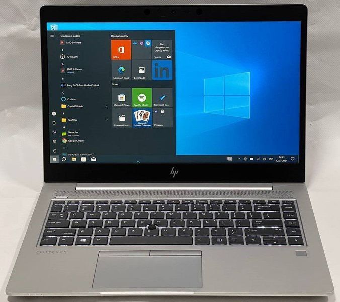 Б/у Сенсорный ноутбук 14" HP EliteBook MT45 AMD Ryzen 3 Pro 3300U 8Gb RAM 256Gb SSD NVMe FullHD IPS mt45-001