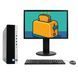Б/в Комплект HP EliteDesk 800 G3 SFF Intel Core i5-6500 8Gb RAM 1Tb SSD + 22" NEC MultiSync E222W 1680x1050 DVI/VGA 7777121-010asda2162023-1s3 фото 1