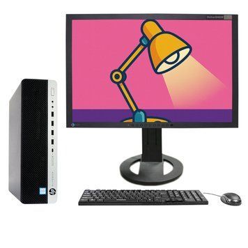 Б/в Комплект HP EliteDesk 800 G3 SFF Intel Core i5-6500 8Gb RAM 128Gb SSD + 24.1" Eizo FlexScan S2401W FullHD VGA/DVI USB-Hub Speakers 77121das77-01as1062023-10001