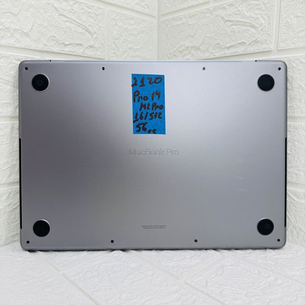 Б/у Ноутбук 14.2" Apple MacBook Pro 14 M2 Pro 16Gb RAM 512Gb SSD Liquid Retina XDR Space Gray (2120) 888-macpro16-2120