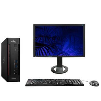 Б/у Комплект Fujitsu Esprimo Q556 USFF Mini PC Intel Core i5-6500T 8Gb RAM 480Gb SSD + 24.1" Eizo FlexScan S2402W FullHD VGA/DVI Speakers 7777-21112023-22s2402-1122ccq31dw