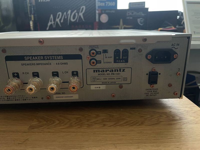 Б/у Усилитель звука Marantz PM-15S1 Reference Integrated Amplifier 2 Channels marantzpm15s1