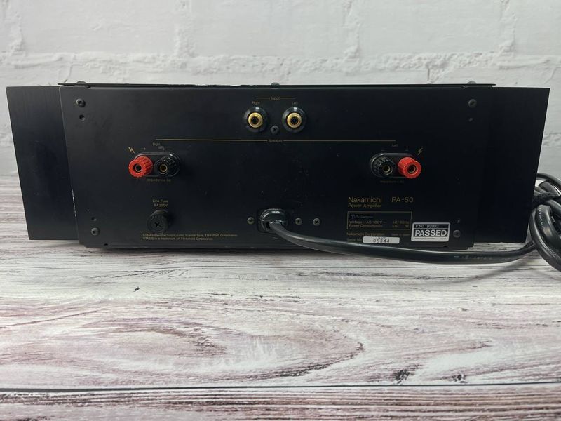 Б/у Усилитель мощности Nakamichi PA-50 Power Amplifier dfsds3r23rd113dd1